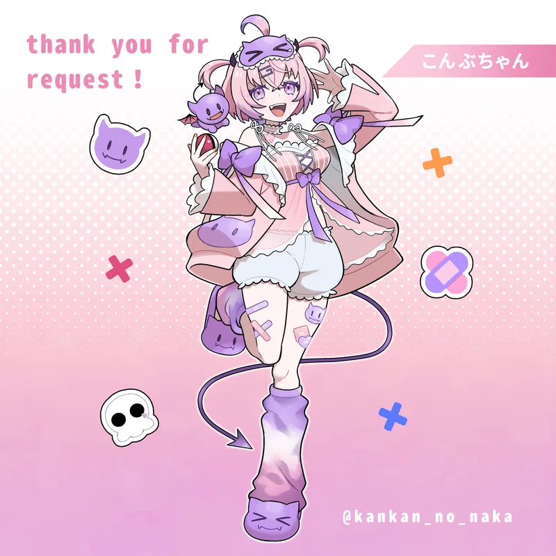 Fan art of Konbu-chan drawn by 木浦 なすくん