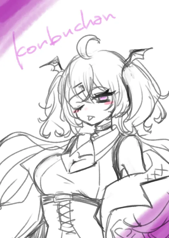 Fan art of Konbu-chan drawn by MEICOPA